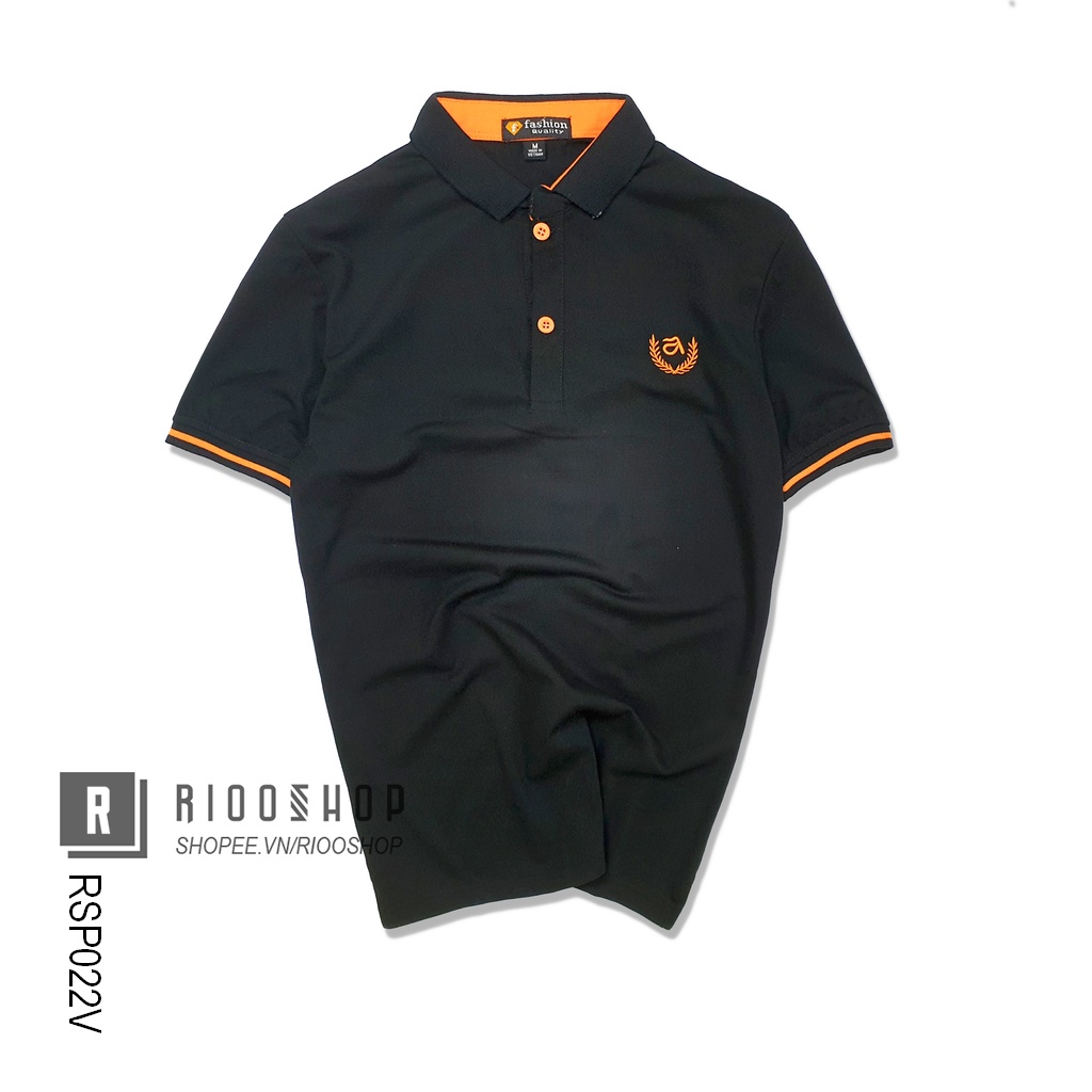 Áo thun nam tay ngắn có cổ đơn giản RSP022V - áo polo nam đẹp Riooshop | BigBuy360 - bigbuy360.vn