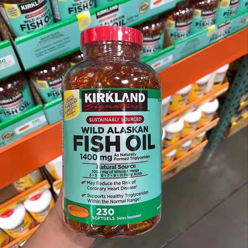 Dầu Cá Hồi Đỏ Kirkland Signature Fish Oil Wild Alaskan Bổ Sung Omega 3 5 6 7 9 11 Hũ 230 Viên | BigBuy360 - bigbuy360.vn