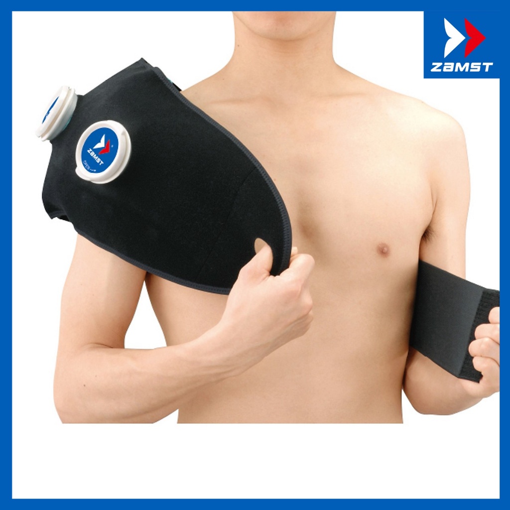 Bộ sản phẩm Đai và Túi chườm lạnh sơ cứu/ hạ nhiệt ZAMST chính hãng IW-2 Set