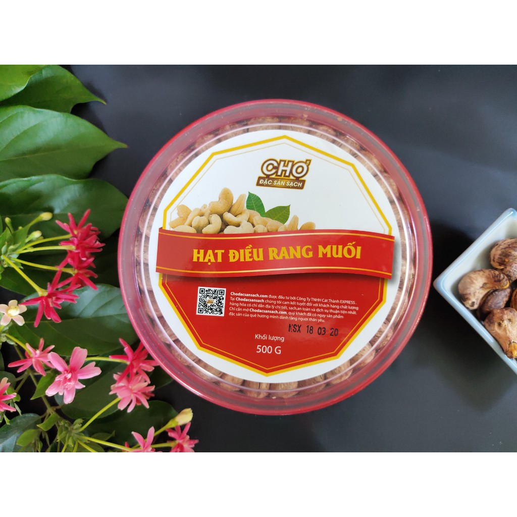 Hạt điều rang muối vỏ lụa 250g