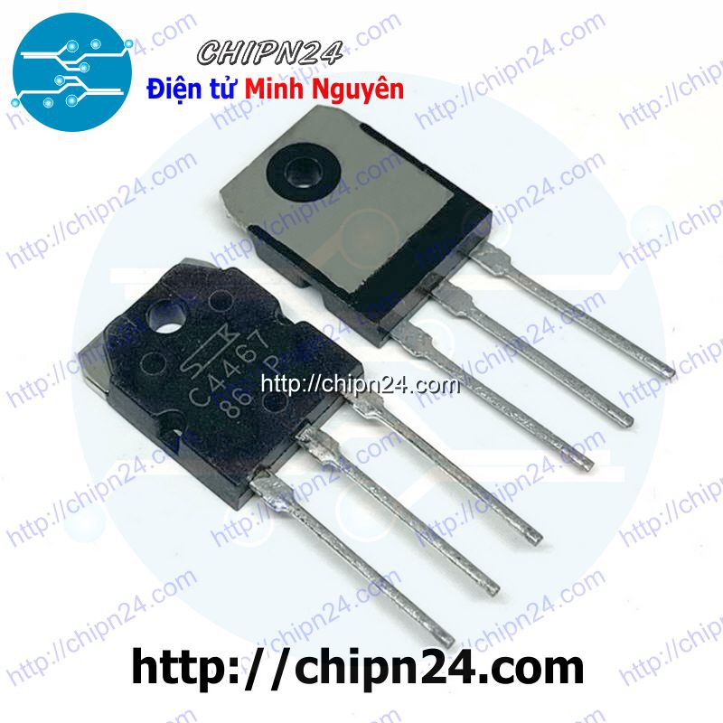 [1 CON] Transistor công suất C4467 TO-3P NPN 8A 120V (80W 2SC4467 4467)