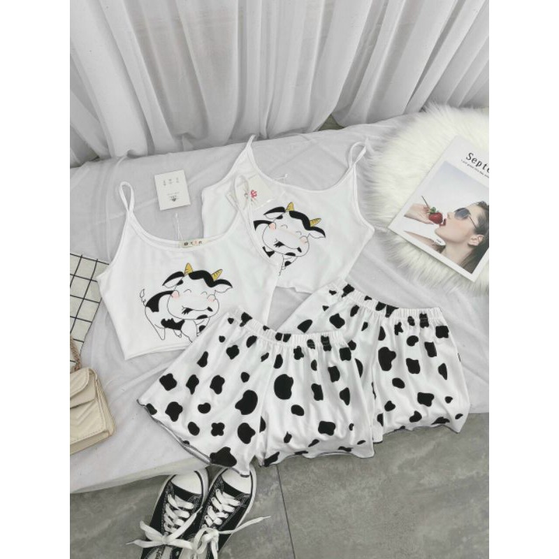 Set hai dây bò sữa đáng yêu