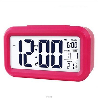 Đồng Hồ Báo Thức Thông Minh Tích Hợp Màn Hình Lcd Hiển Thị Nhiệt Độ