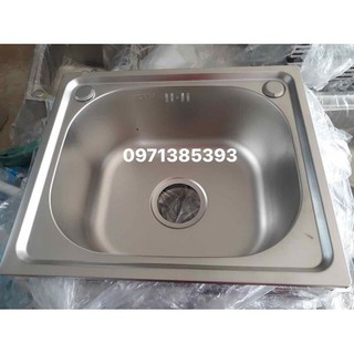 Chậu rửa bát 1 hố lớn 52x38 korea