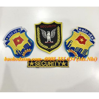 Logo bảo vệ thêu sẵn