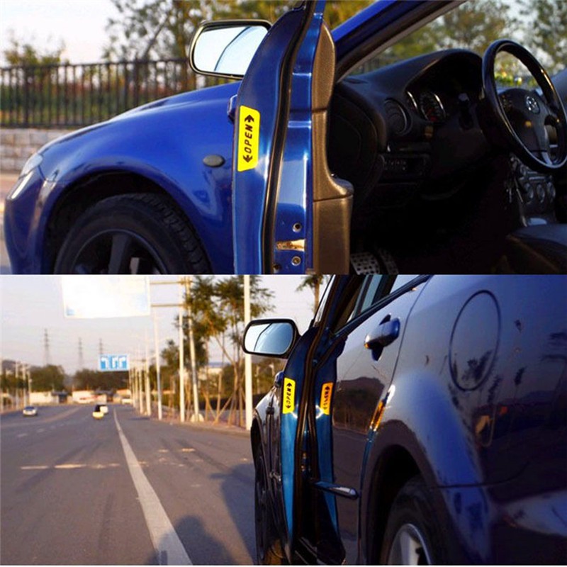 Sticker họa tiết cảnh báo chuyên dụng trang trí cho cửa ô tô