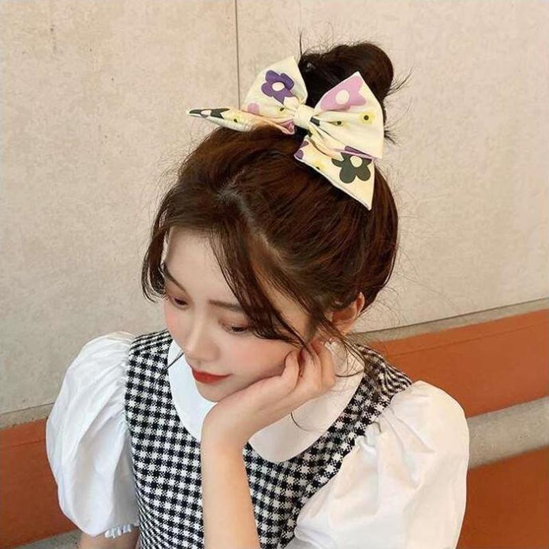 We Flower Kẹp Tóc Hình Nơ Họa Tiết Trái Cây Thời Trang Hàn Quốc Cho Nữ