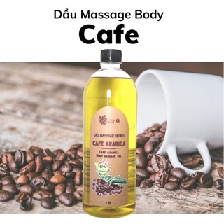 Dầu Massage Body Cafe Arabica ACENA 1000ml Trơn Tay