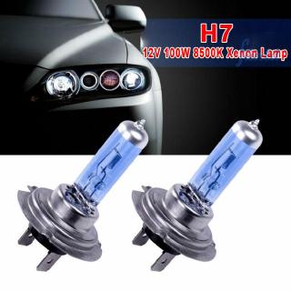 2 Bóng Đèn Pha Xenon Trắng 12v H7 100w 8500k Tiện Dụng Cho Xe Hơi