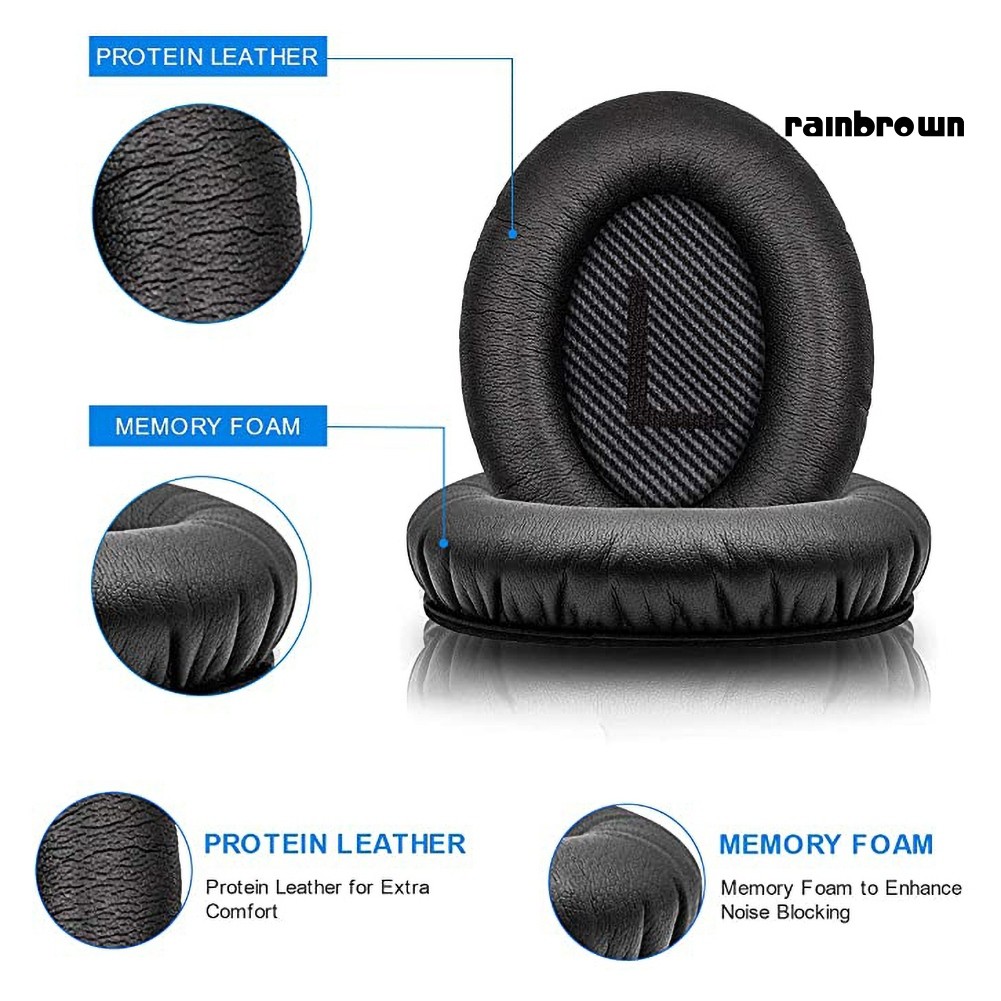 1 Cặp miếng đệm tai nghe mềm thay thế cho Bose Qc 35 Ii