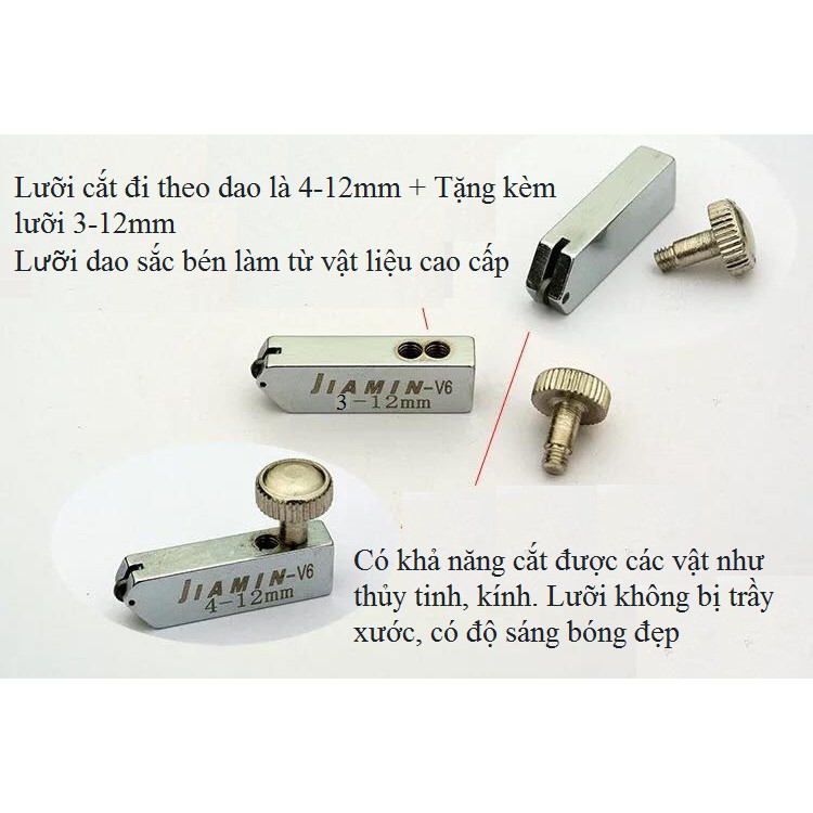 ☘️☘️Thước cắt kính chữ T thương hiệu JIAMIN dài 1,2m ☘️☘️ Dao Cắt Kính Chữ T dài 120mm