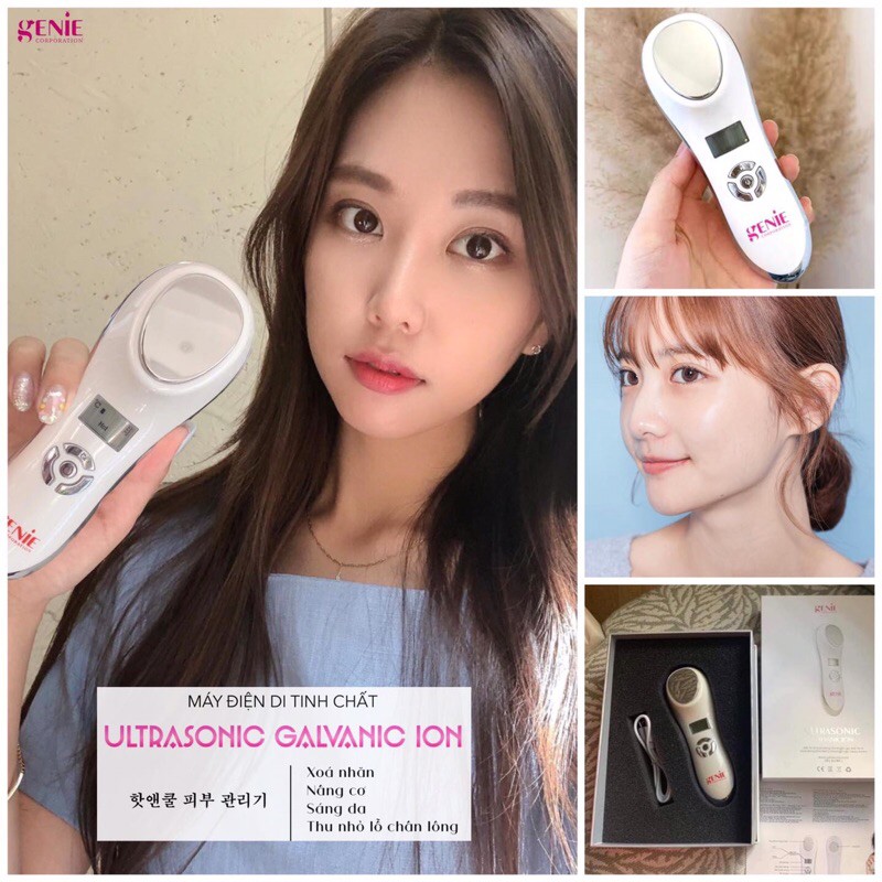 [Mã COS1505 giảm 8% đơn 300K] MÁY ĐIỆN DI TINH CHẤT GENIE UltraSonic Galvanic Ion | BigBuy360 - bigbuy360.vn