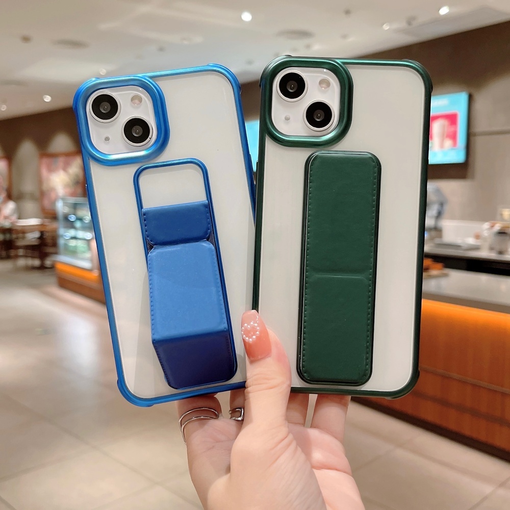 Ốp điện thoại HOCE phối da trong suốt có dây đeo thích hợp cho iPhone 13 12 11 14 Pro Max XR XS X R 8 7 6Plus