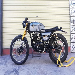 Tai bắt đèn pha xe máy classic cafe racer tracker