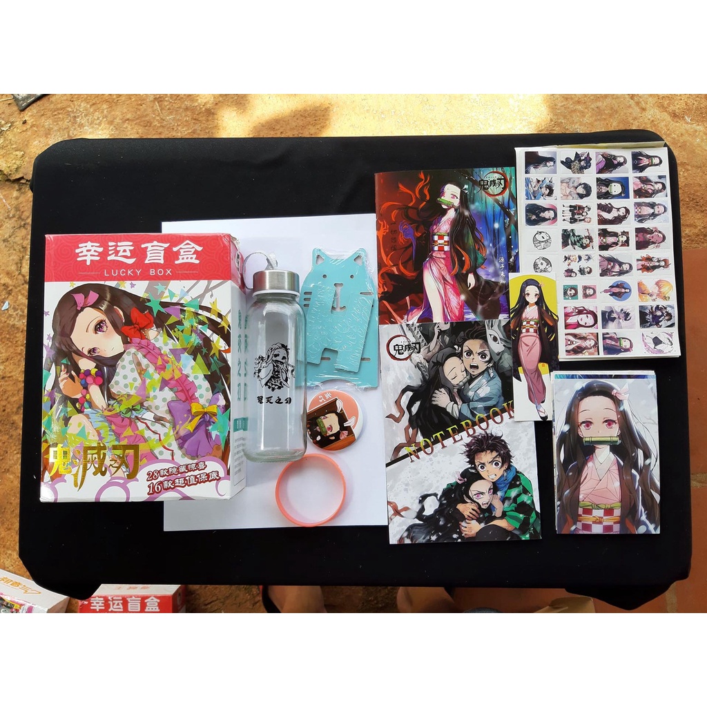 [ 22 x 15,5cm ] Hôp quà lưu niệm Lucky Mystery BOX anime mẫu 2 - Baystore