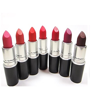 Son thỏi lì MAC Marrakesh Mere, Devoted to Chili, Dubonnet Buzz, Ruby Woo, Chili
