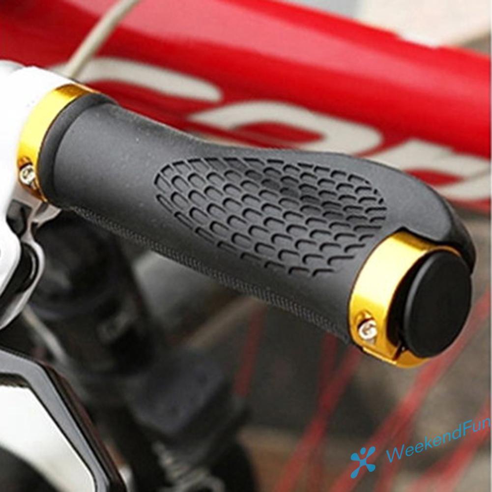 Ergonomic Rubber MTB Mountain Bike Bicycle Handlebar Grips Cycling Lock-On