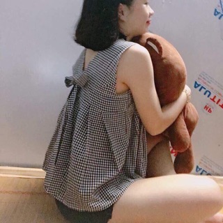 Áo sát nách kẻ