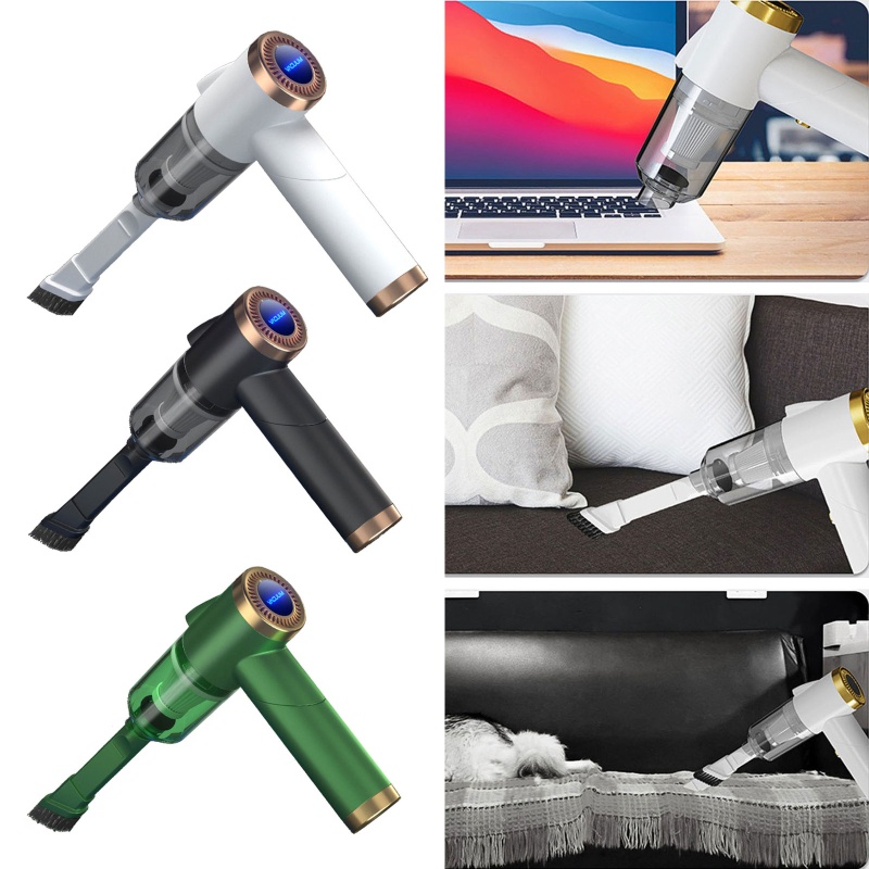 Máy Hút Bụi Mini Cầm Tay Công Suất Cao Có Đèn LED Có Thể Gấp Gọn Tiện Dụng Cho Xe Hơi