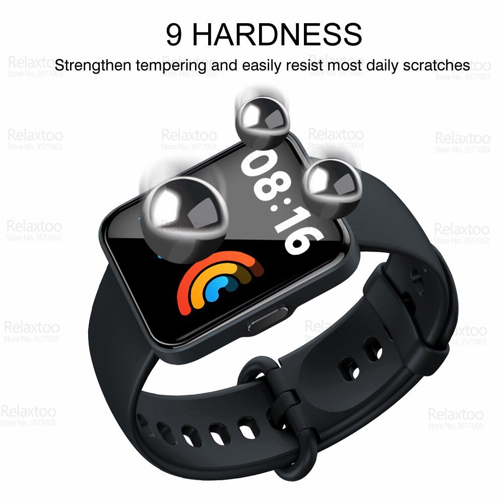 Set 3 trong 1 kính cường lực bảo vệ màn hình cho Xiaomi Redmi Wacth 2 Lite Redme Redmy Watch2 Light 2Lite SmartWatch