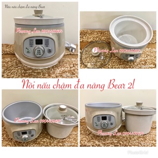 Nồi nấu cháo chậm Bear 2L/3L/4L