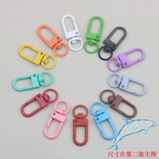 Handmade Trang Sức Tự Làm Chất Liệu Handmade Phụ Kiện Kim Loại Xịt Sơn Sơn Tôm Hùm Khóa Nhiều Màu Sắc Móc Khóa Lò Xo Khóa 8-Character Khóa Tôm Móc Khóa Móc Khóa Vòng Chìa Khóa Chất Liệu Phần