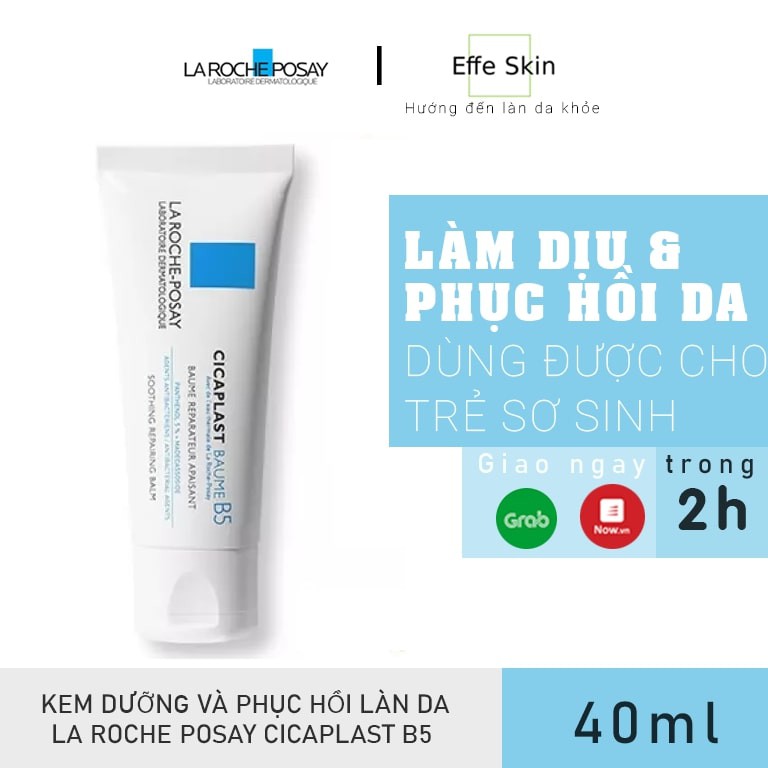 Combo Kem dưỡng B5 La Roche Posay Cicaplast Baume B5 40ml và Serum The Ordinary Niacinamide 10%+Zinc EFFESKIN