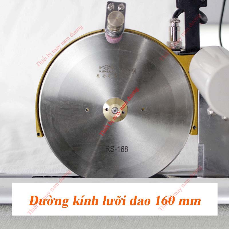 Máy cắt vải đầu bàn LEJIANG lưỡi dao 168 mm chuyên cắt mút xốp &gt; Máy cắt mút xốp