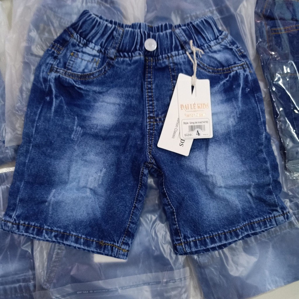 Quần JEANS BÉ TRAI Kiểu Dáng Hàn Quốc Đẹp Size Từ 8 Đến 36 Kg