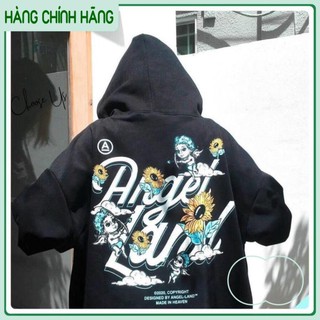 Áo Khoác Hoodie Dây Kéo Angel Land Nam Nữ Choose Us