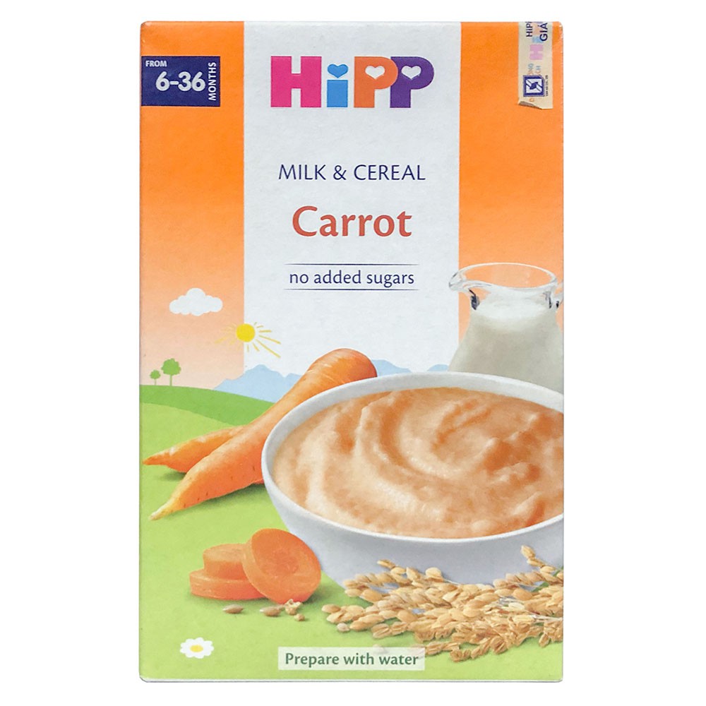 [CHÍNH HÃNG] Bột Ăn Dặm HiPP Carot (Cà Rốt) Hộp 250g