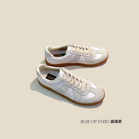 Giày Thể Thao Vintage, Giày Ulzzang Nữ Chất Da Lộn Siêu Nhẹ Đế Độn 2cm Hàn Quốc, Street Style - Iclassy_shoes