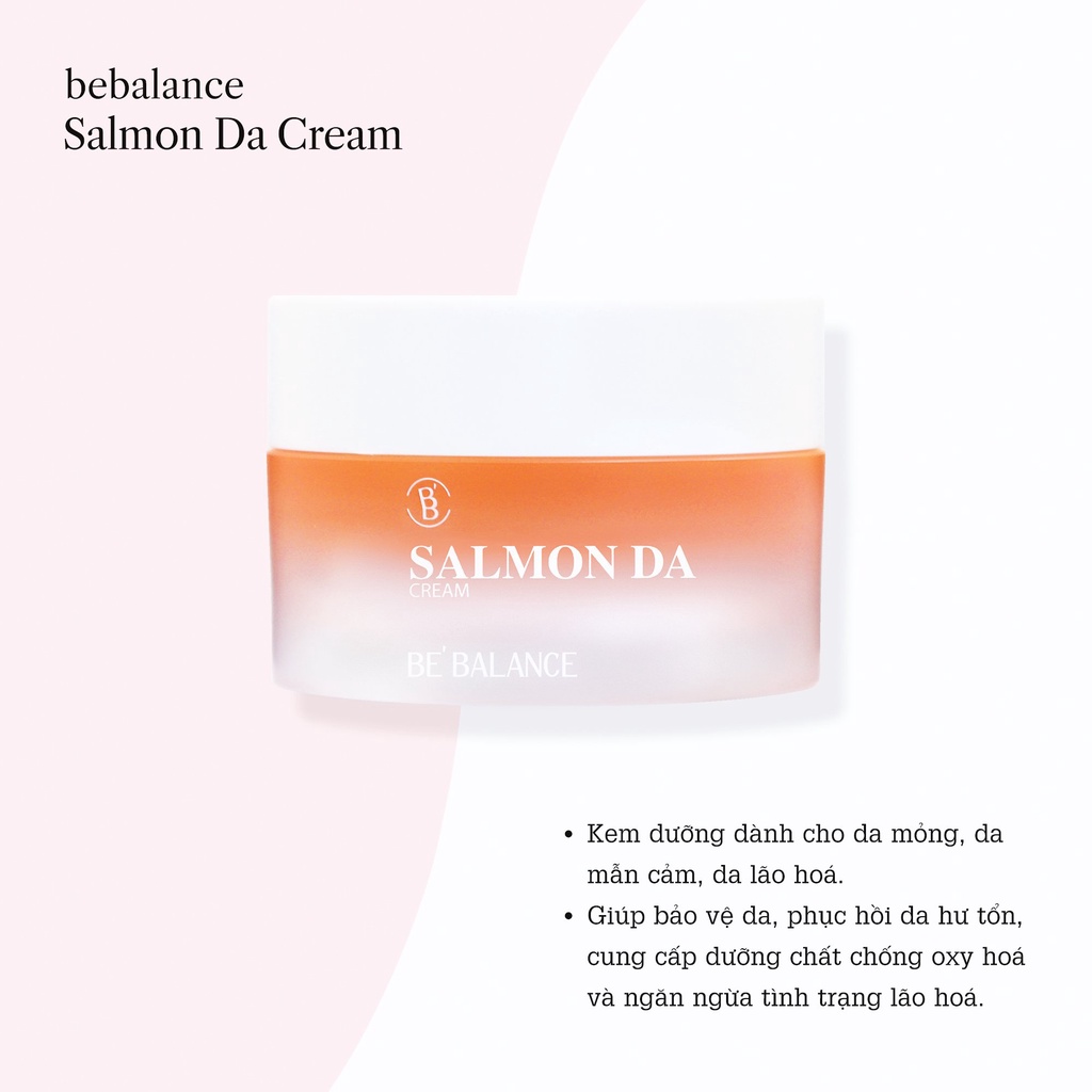[DATE 2024] Kem dưỡng Be'Balance Salmon Da Cream 50ml