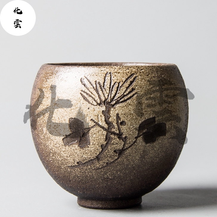 Bộ Tách Uống Trà Bằng Sứ Handmade Phong Cách Nhật Bản Cổ Điển