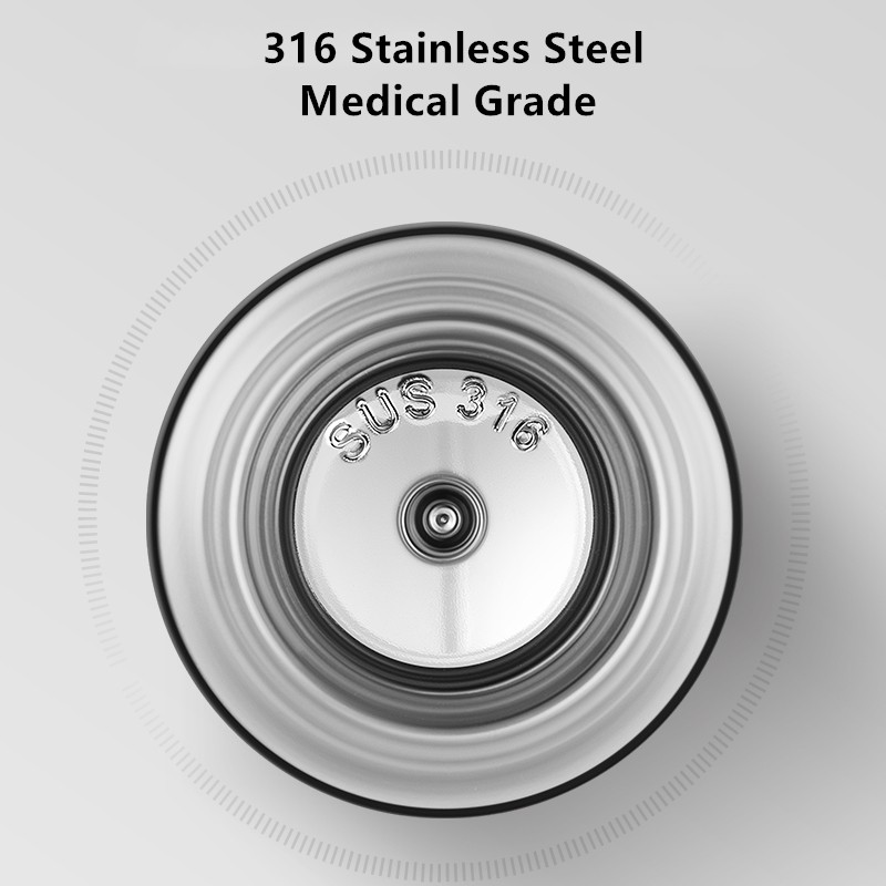 Diller 300ml/450ml Vacuum Flask Thermos Water Bottle, 316 Stainless Steel, Keep Cold/Hot Water, Leak Proof Design 300ml/450ml MLH8763