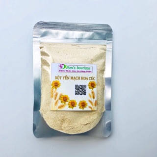 100g Bột handmade Yến mạch Hoa cúc giúp trắng da thư giãn