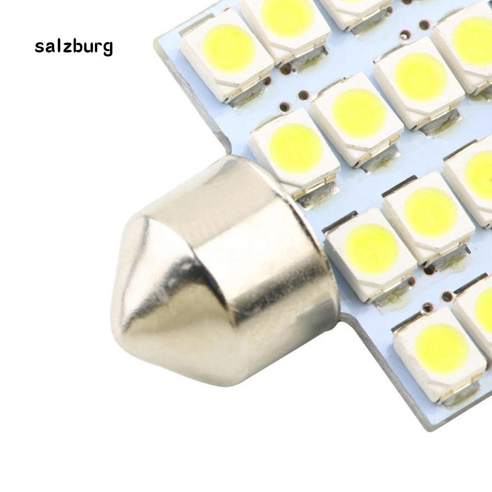 Bóng đèn LED nội thất xe hơi sáng trắng 16 SMD DC 12V