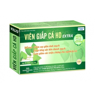 Rostex viên giấp cá extra hộp 30v - rostex- tủ thuốc bảo châu