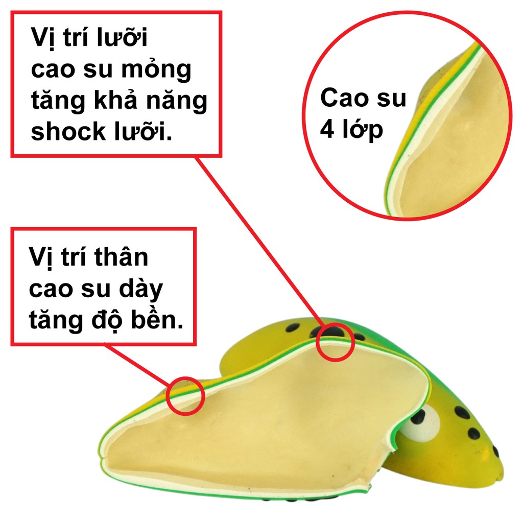 NHÁI HƠI HD40 THÁI LAN - MÒI GIẢ CÂU LURE CÁ LÓC (4CM/8GR)