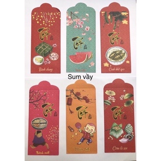 COMBO 60 BAO LÌ XÌ GIẤY TỐT