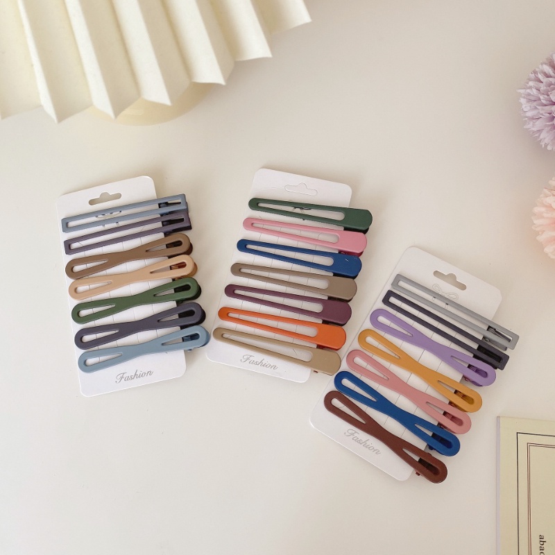 Kẹp Tóc Mái Đơn Giản Màu Sắc Độc Đáo Chất Lượng Cao