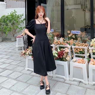 Đầm chiết ly dáng xòe hack eo cực đỉnh Bigsize-Dành cho nàng mũm mĩm từ 45-85kg- Mặc đi tiệc , đi chơi, công sở, đi học