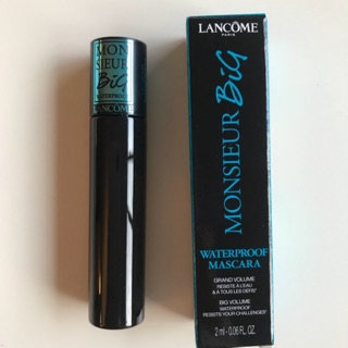 Lancome Monsieur Big Mascara mini size tách set nobox