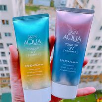 Kem chống nắng aqua-Kem Chống Nắng Skin Aqua Tone Up Essence Nâng Tone Kiềm Dầu Cho Da Dầu Mụn Khô