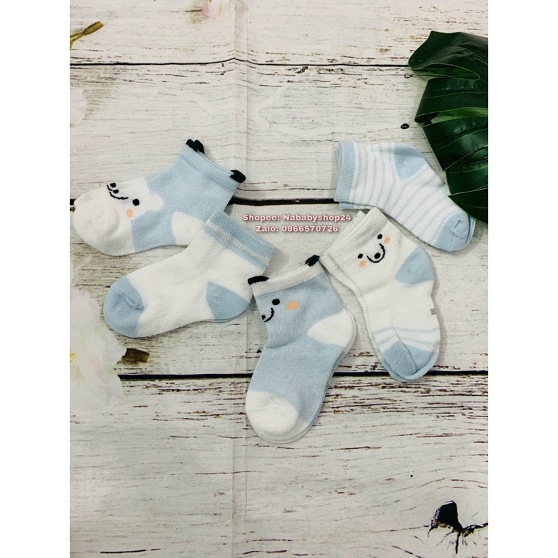 Set 5 đôi tất/vớ Baby Sock