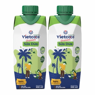 Sữa dừa hữu cơ Vietcoco 330ml
