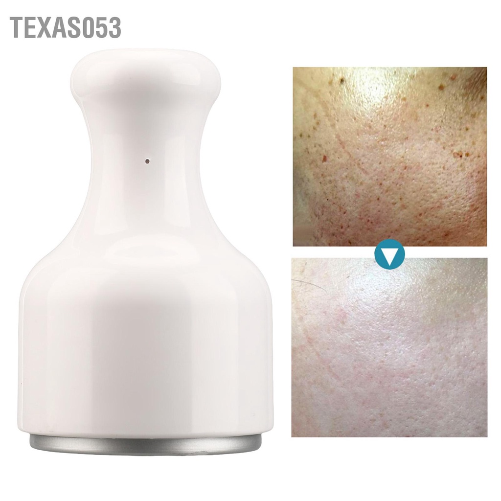 Texas053 Con lăn lạnh Massage mặt bằng đá Làm mát Tăng tốc phục hồi da Mặt con Thu nhỏ lỗ chân lông Trắng