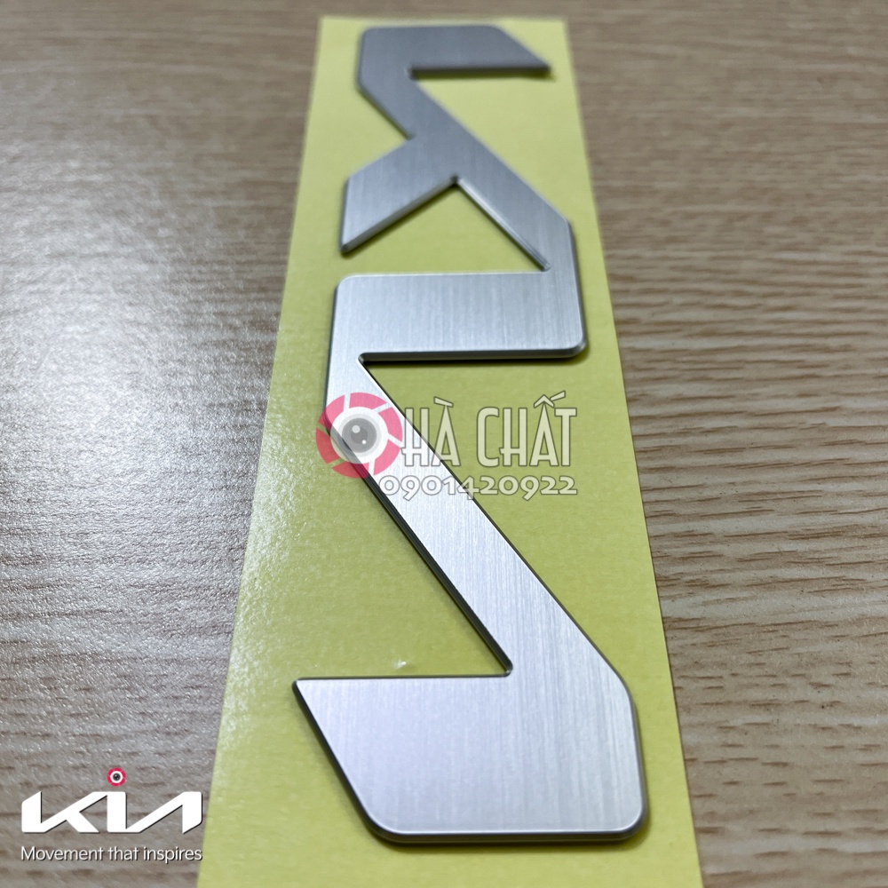 Logo KIA mới 2021 gắn ba đờ xốc & đuôi xe 160 mm 🚘 Dùng cho K3, Cerato, Sorento ... 🎯 Bảo hành 100% là hàng chính hãng