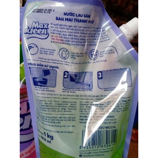 Nước lau sàn Maxkleen túi 1010ml