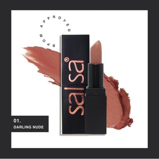 (Hàng Mới Về) Son Môi Salsa Màu Lì Tự Nhiên Mềm Mại 01 Darling Nude